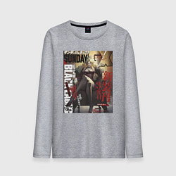 Лонгслив хлопковый мужской Пираты Чёрной лагуны Балалайка, цвет: меланж