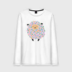 Мужской лонгслив Милая овечка