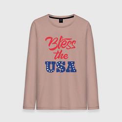 Мужской лонгслив Bless the USA