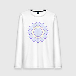 Мужской лонгслив Круг из окружностей