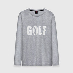 Мужской лонгслив Гольф арт
