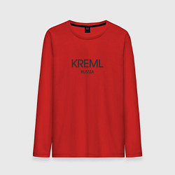 Лонгслив хлопковый мужской Kreml, цвет: красный