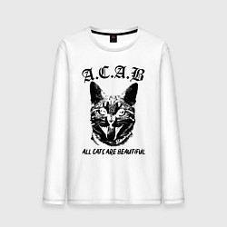 Мужской лонгслив All cats are beautiful