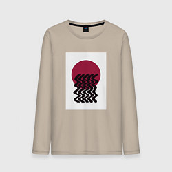 Мужской лонгслив Закатное солнце