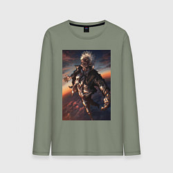 Мужской лонгслив Магическая битва Сатору Годзё сильнейший