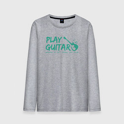 Мужской лонгслив Игра на гитаре