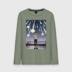 Мужской лонгслив Кайдзю номер восемь Кафка Хибино звездопад