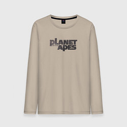 Мужской лонгслив Planet of the apes logo