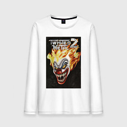 Мужской лонгслив Twisted metal 2 - clown head