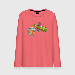 Мужской лонгслив Ангельское пиво