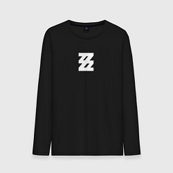 Лонгслив хлопковый мужской Zenless Zone Zero logotype, цвет: черный