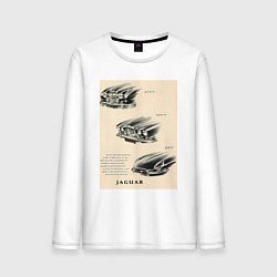 Мужской лонгслив Автомобиль Jaguar