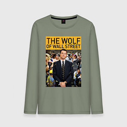 Мужской лонгслив The wolf of wall street - Leo