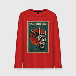 Мужской лонгслив Парикмахер ножницы