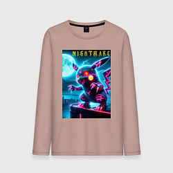 Мужской лонгслив Pikachu - nightmare