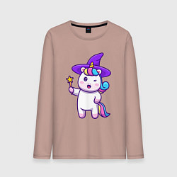 Мужской лонгслив Фея единорожка
