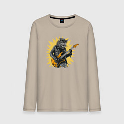 Мужской лонгслив Мейн-Кун Рокер Играющий на Гитаре