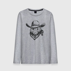 Мужской лонгслив Опоссум ковбой