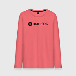 Мужской лонгслив Deadlock white logo