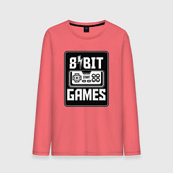 Мужской лонгслив Игры 8 бит