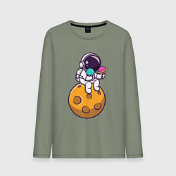 Мужской лонгслив Лунное мороженое