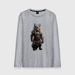 Мужской лонгслив Кот викинг