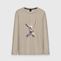 Мужской лонгслив Зайчик чемпион