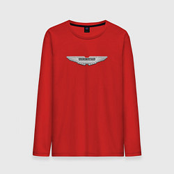 Мужской лонгслив Aston martin logo auto