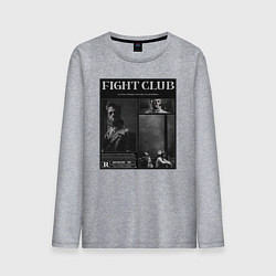 Мужской лонгслив Бойцовский клуб постер
