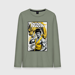 Мужской лонгслив Выход дракона - Брюс Ли