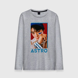 Лонгслив хлопковый мужской Astro Ли Дон Мин, цвет: меланж