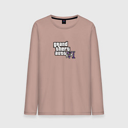 Мужской лонгслив Grand Theft Auto 6 vice city logo