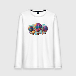 Мужской лонгслив Большие воздушные шары