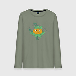 Мужской лонгслив Тыква с глазами