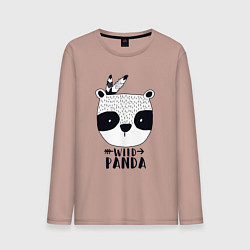 Мужской лонгслив Wild panda