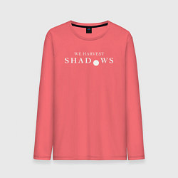 Мужской лонгслив We harvest shadows logo