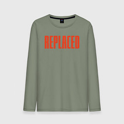 Мужской лонгслив Replaced logo