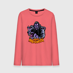 Мужской лонгслив Хэллоуин вампир