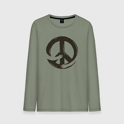 Мужской лонгслив Peace hugs