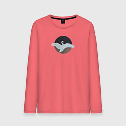 Мужской лонгслив Лебедь расправил крылья