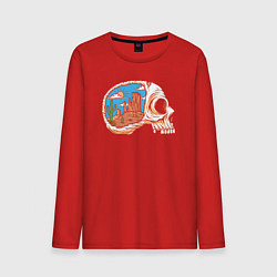 Мужской лонгслив Черепок в пустыне