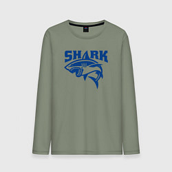 Мужской лонгслив Акула атакует