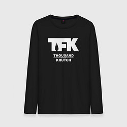 Лонгслив хлопковый мужской Thousand Foot Krutch - logo, цвет: черный