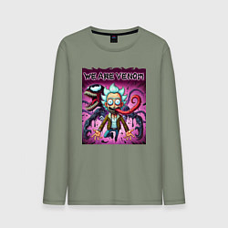 Мужской лонгслив Venom possessed Rick