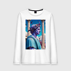 Мужской лонгслив Античный герой и архитектура