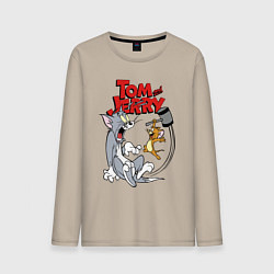 Мужской лонгслив Том и Джерри - кувалда