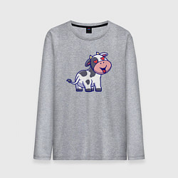 Мужской лонгслив Влюблённая коровка