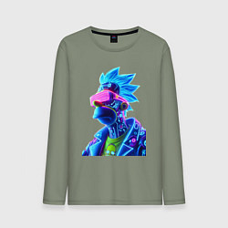 Мужской лонгслив Cyberpunks not dead - Homer Simpson