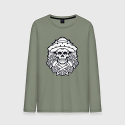 Мужской лонгслив Mexico skull