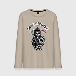 Мужской лонгслив Sons of anarchy - логотип